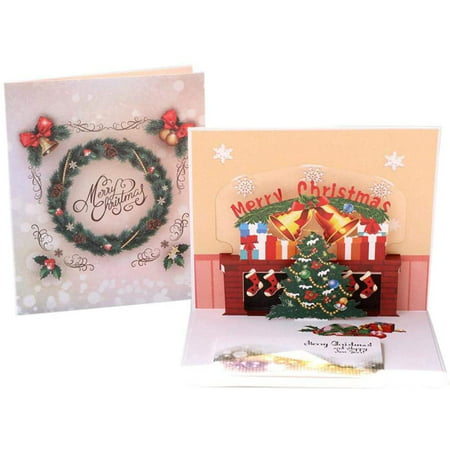 Handmade 3D Laser Cut Paper Greeting Gifts Cards 8C